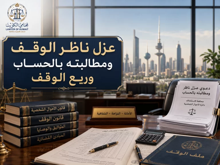 عزل ناظر الوقف ومطالبته بالحساب وريع الوقف